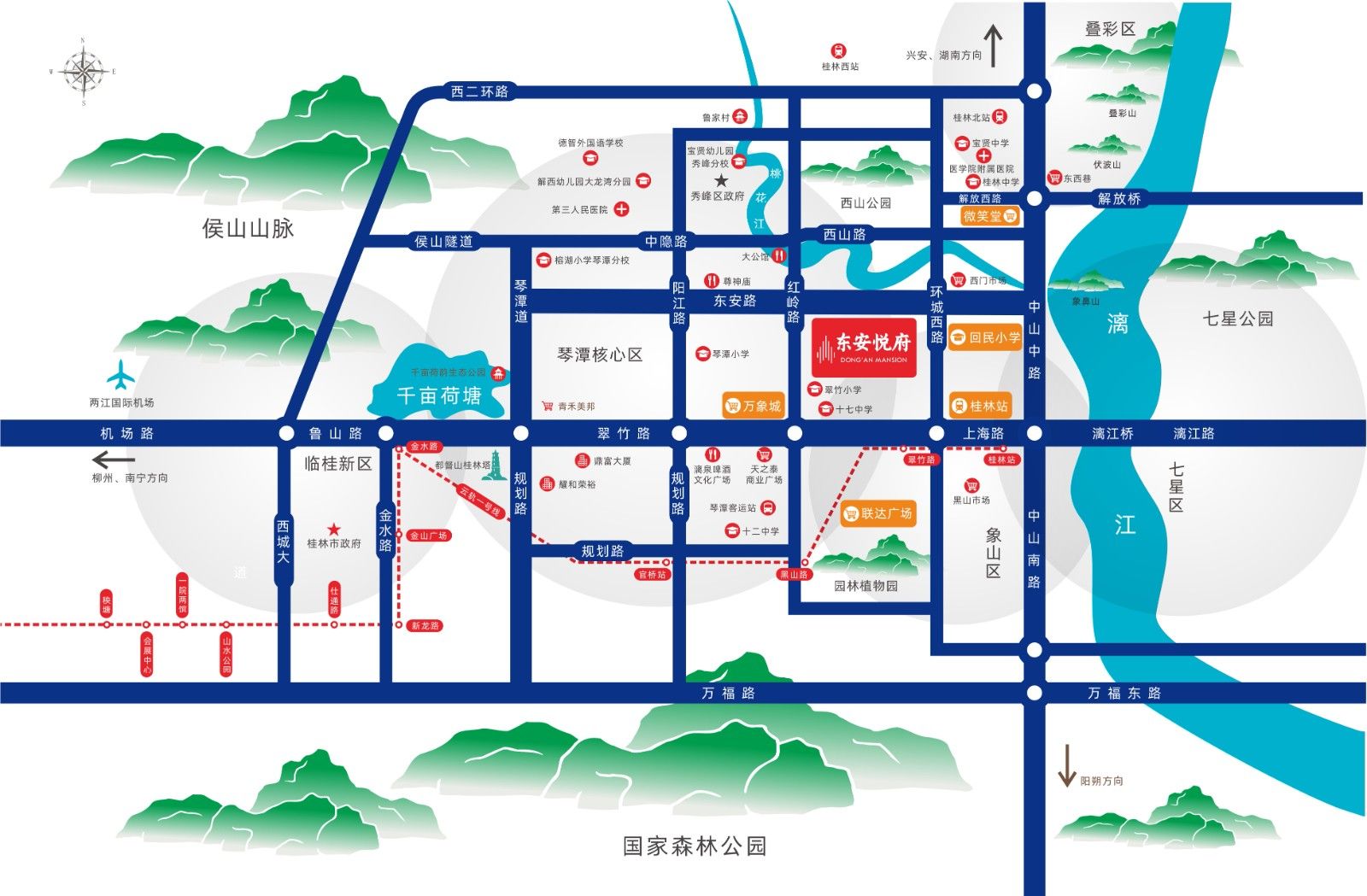 区位图